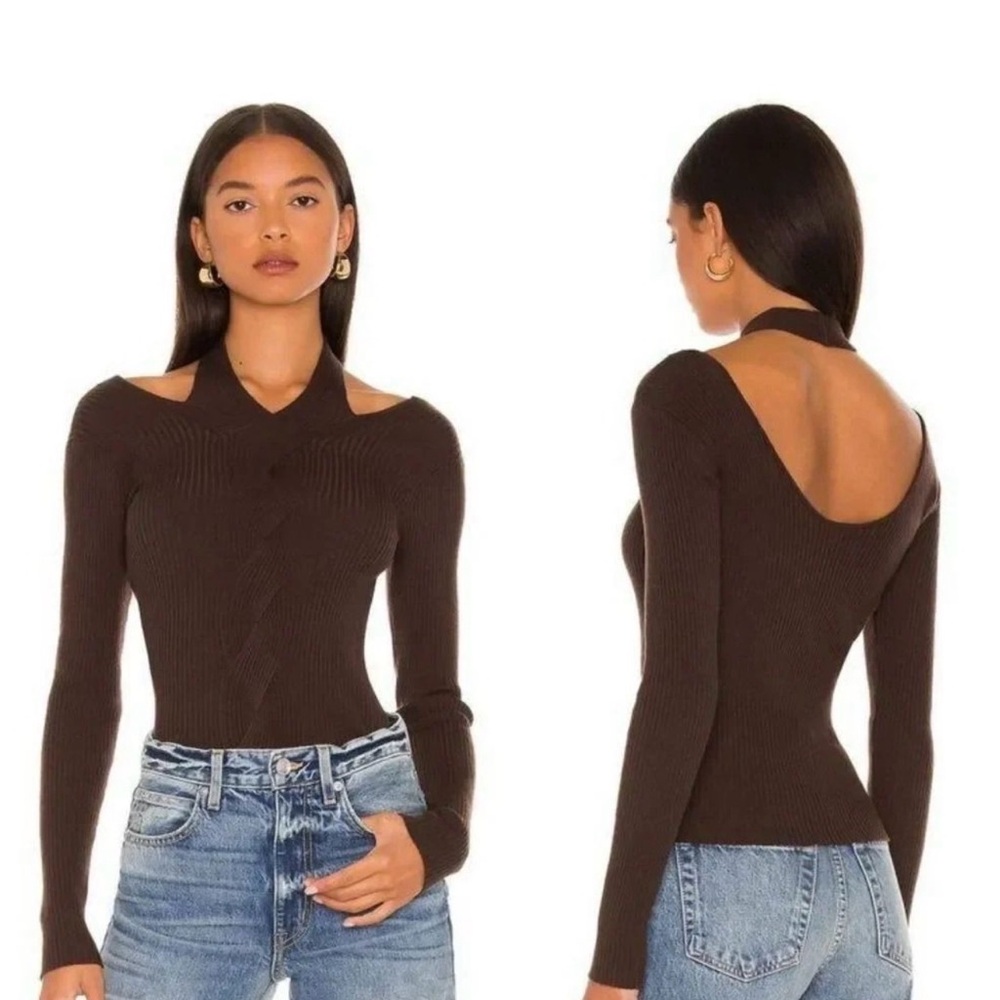 Jonathan Simkhai Knot Front Sweater